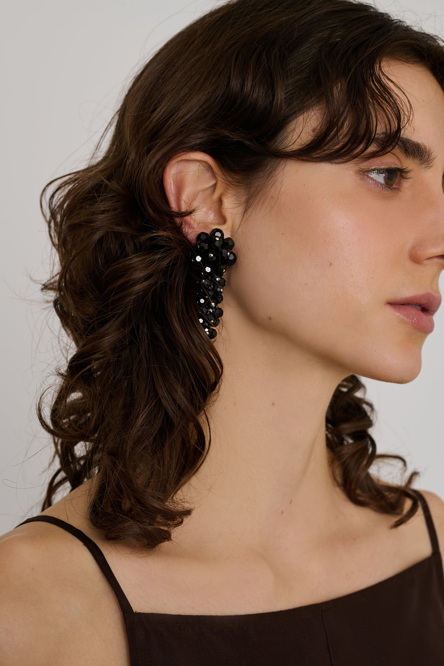 Boucles d'oreilles Dorothy - Noir - Femme