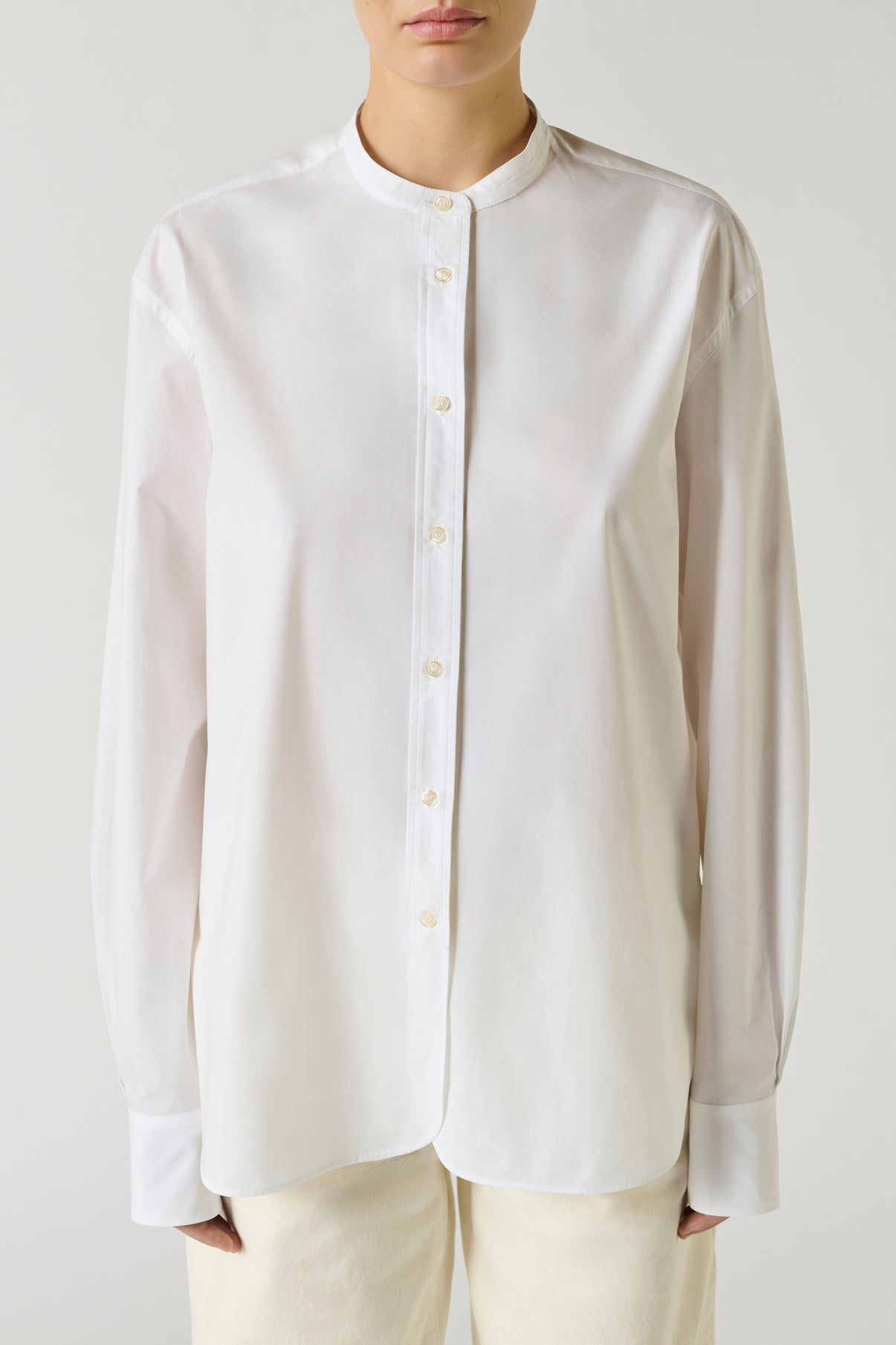 Chemise Bermudes - Blanc - Coton - Femme vue 1