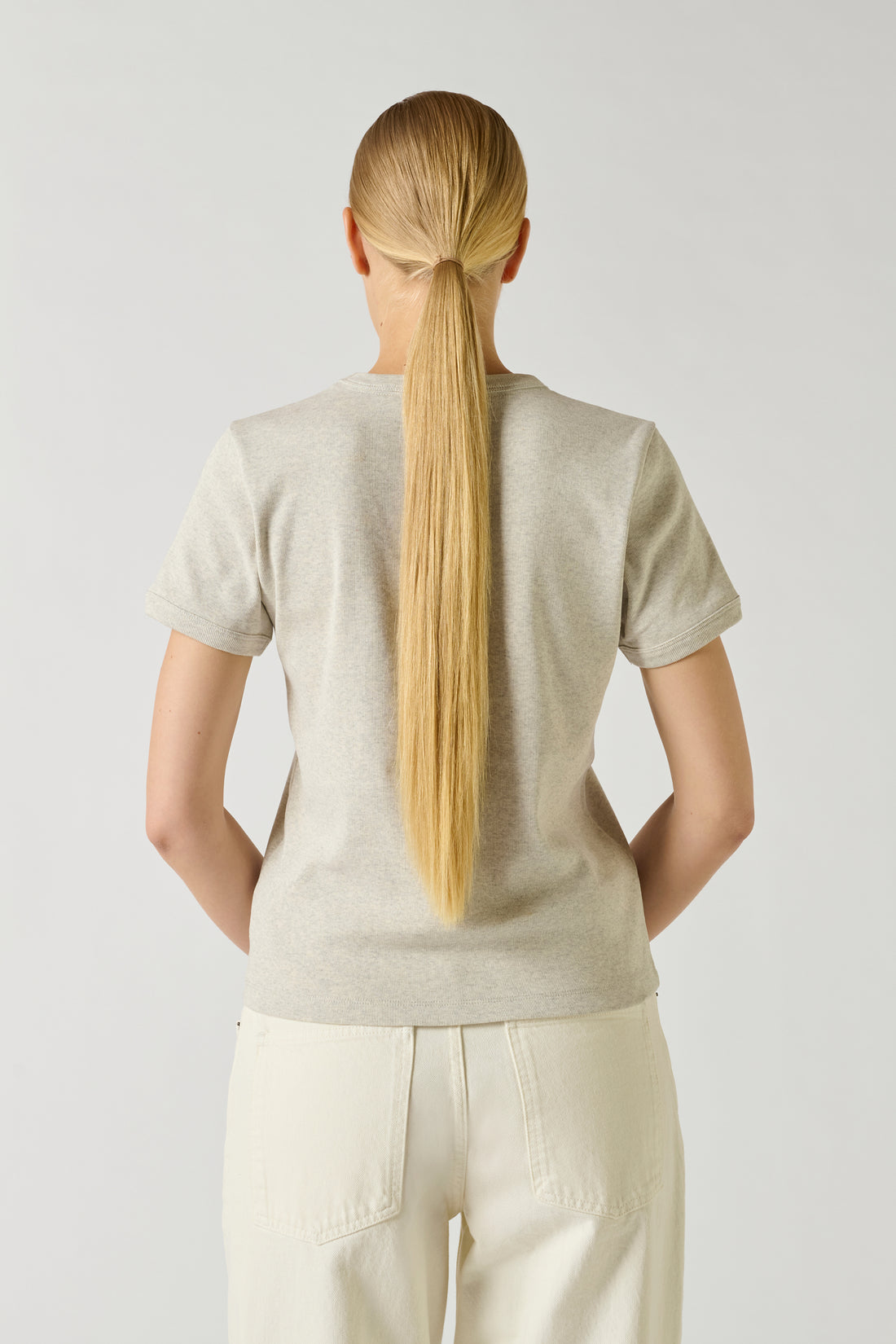 Tee-Shirt Aristide - Gris Chiné - Coton - Femme