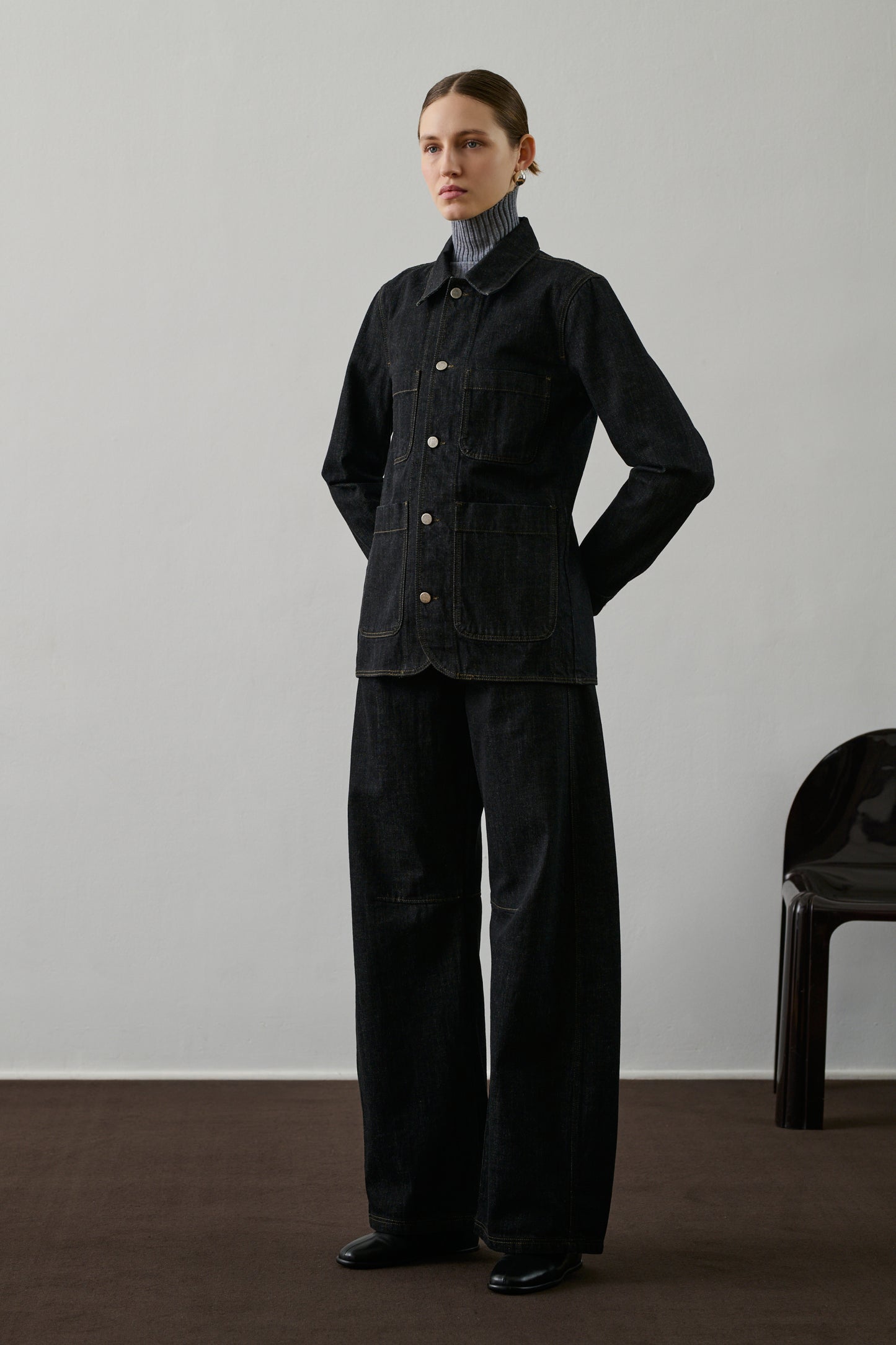 Polo Filao - Gris Chiné - Laine - Femme