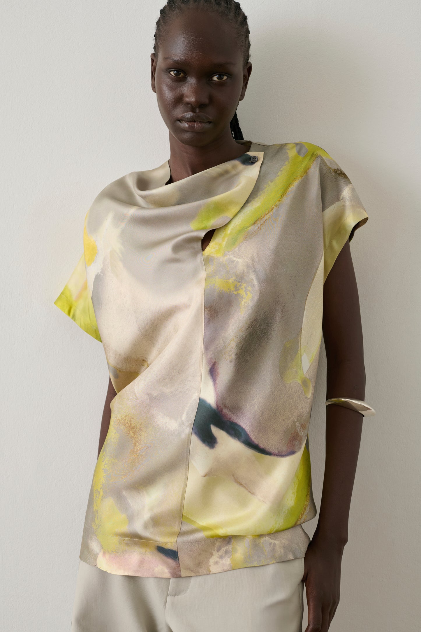 Blouse Heloise - Jaune - Soie - Femme