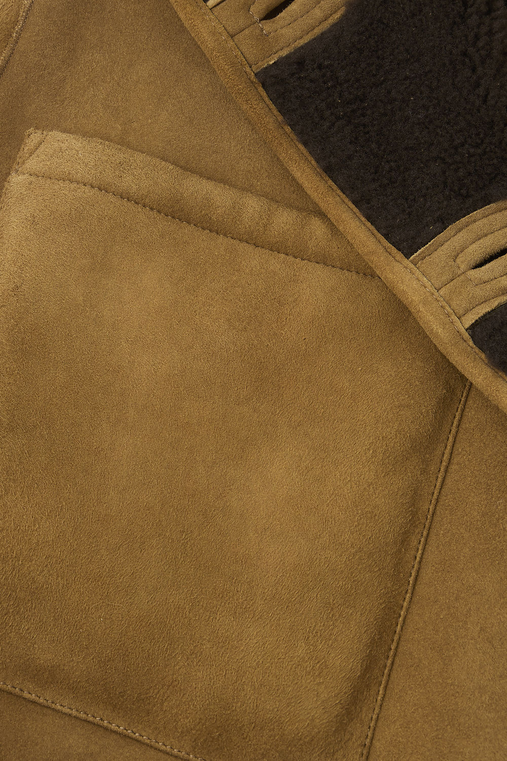 Blouson Duomo - Kaki Doré/Marron - Cuir - Femme