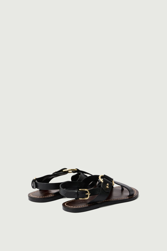 FLORENCE BLACK SANDALS