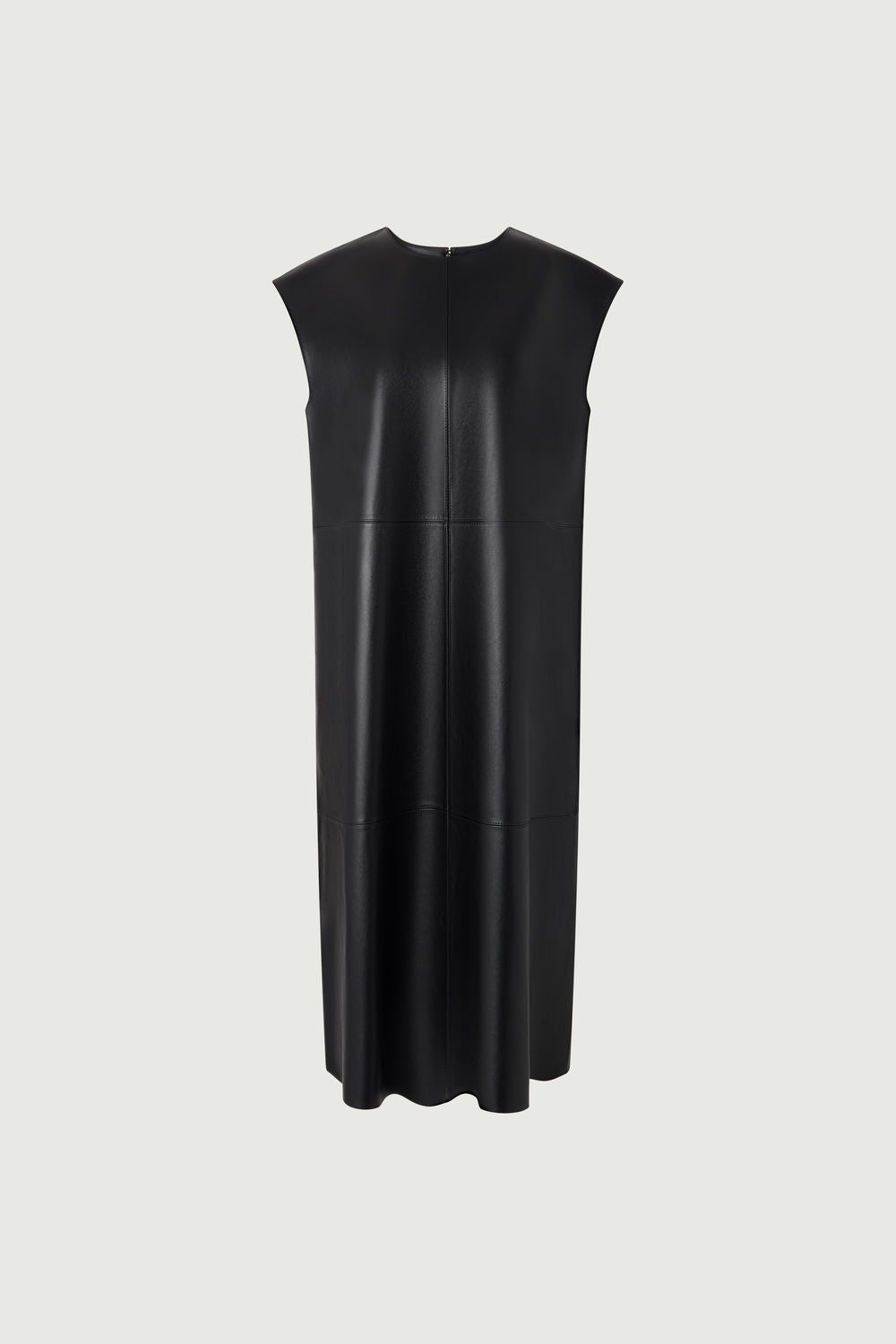 Robe Sofia - Noir - Cuir - Femme vue 8
