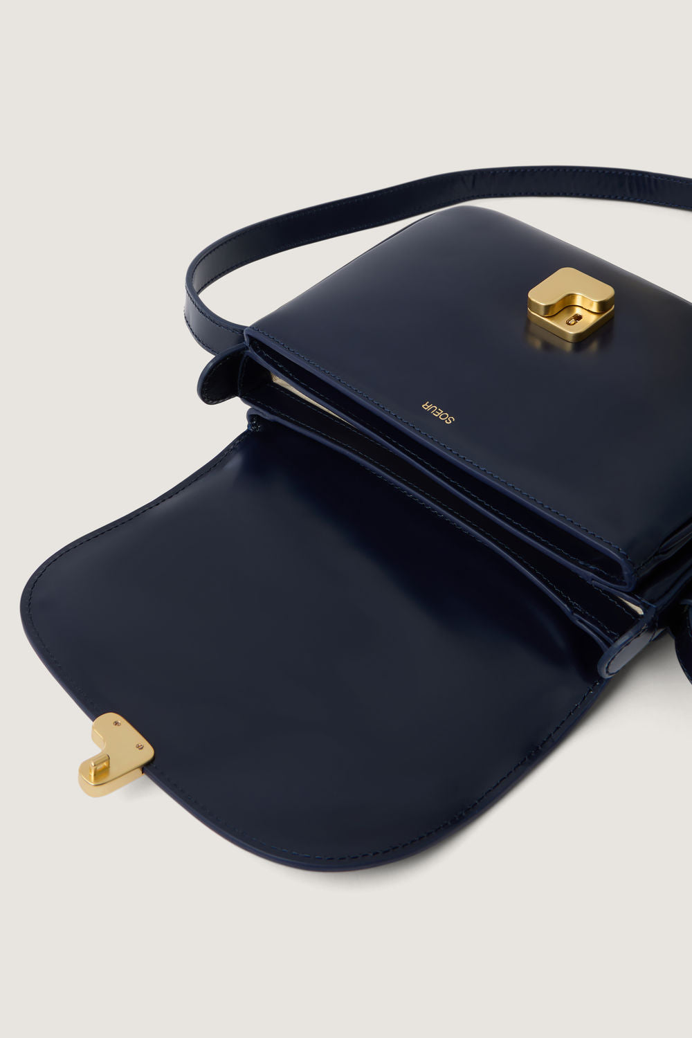 Sac Bellissima Mini - Bleu - Cuir - Femme